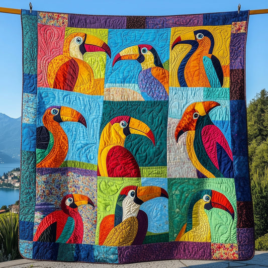 Joyful Toucans Quilted Blanket GFTONL3999
