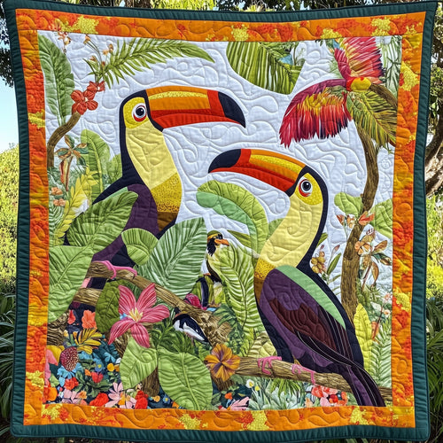 Joyful Toucans Quilted Blanket GFTONL4001