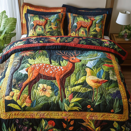 Wonder Woodland  3-Piece Quilted Bedding Set GFTONL4008