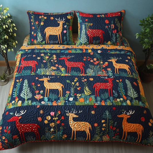 Wonder Woodland  3-Piece Quilted Bedding Set GFTONL4012