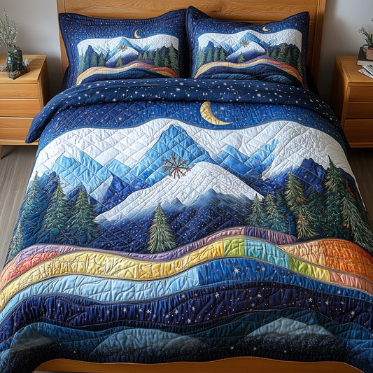 Midnight Forest 3-Piece Quilted Bedding Set GFTONL4032