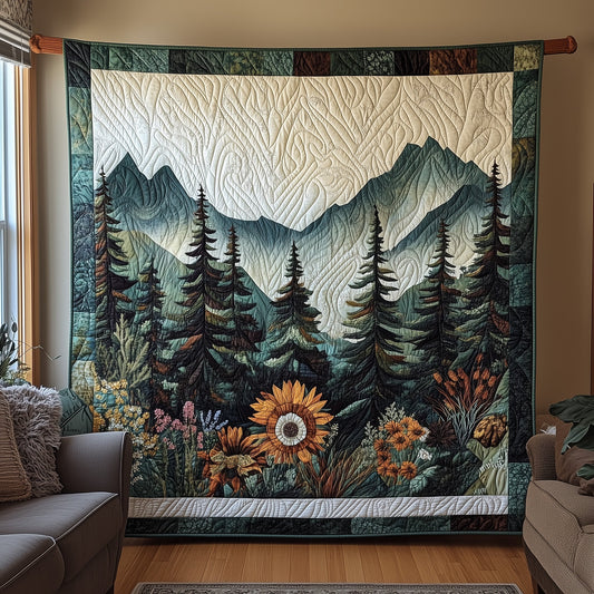 Peaceful Mountain Quilted Blanket GFTONL4035