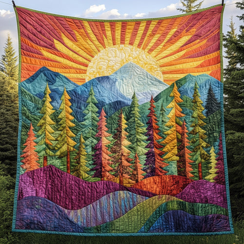 Sunshine Forest Quilted Blanket GFTONL4043