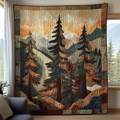Earthy Forest Quilted Blanket GFTONL4044