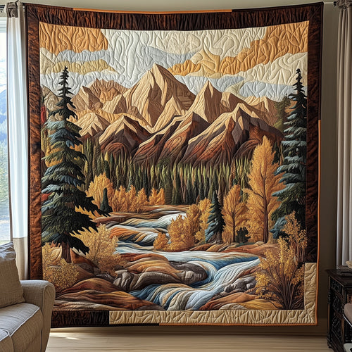 Earthy Forest Quilted Blanket GFTONL4045
