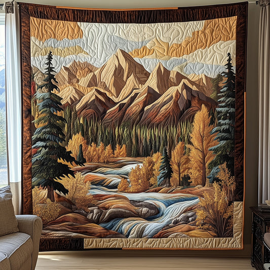 Earthy Forest Quilted Blanket GFTONL4045