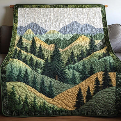 Misty Forest Quilted Blanket GFTONL4047