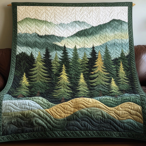 Misty Forest Quilted Blanket GFTONL4050