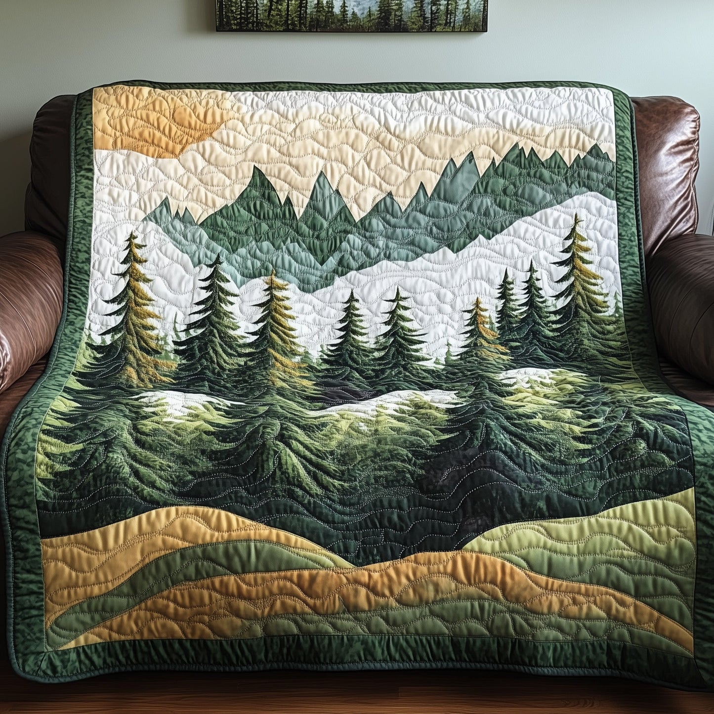 Misty Forest Quilted Blanket GFTONL4051