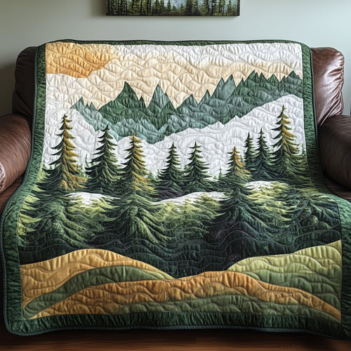 Misty Forest Quilted Blanket GFTONL4051