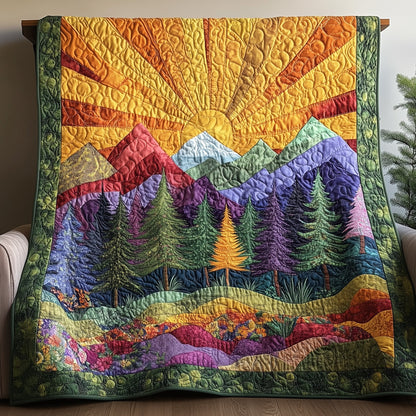 Sunshine Forest Quilted Blanket GFTONL4054