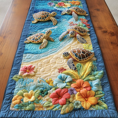 Aloha Turtles Quilted Table Runner GFTONL4091