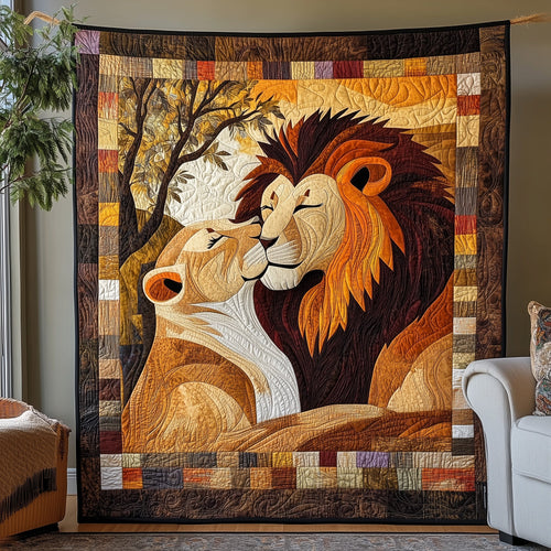 Lionheart Kiss Quilted Blanket GFTONL4095