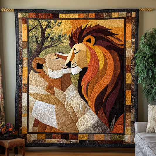 Lionheart Kiss Quilted Blanket GFTONL4096