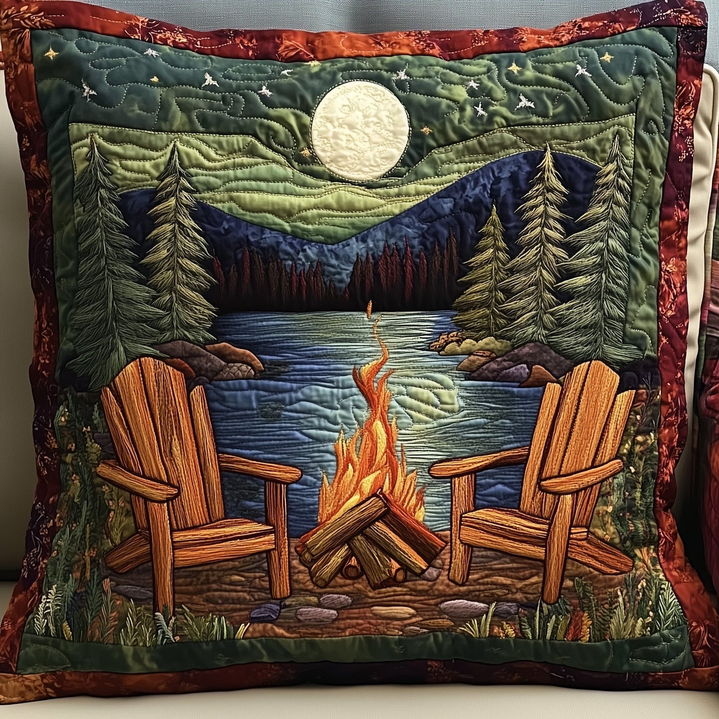 Midnight Harmony Quilted Pillow Case GFTONL4118