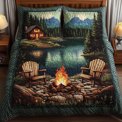 Nature Retreat  3-Piece Quilted Bedding Set GFTONL4129