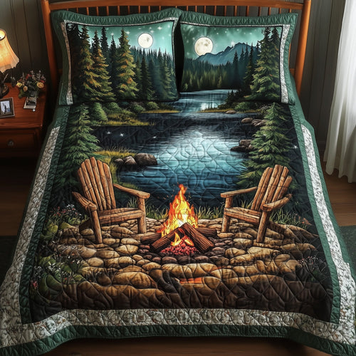 Forest Haven  3-Piece Quilted Bedding Set GFTONL4131
