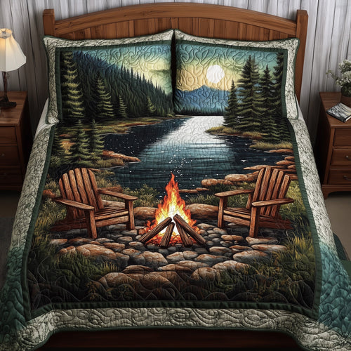 Harmony Retreat 3-Piece Quilted Bedding Set GFTONL4135