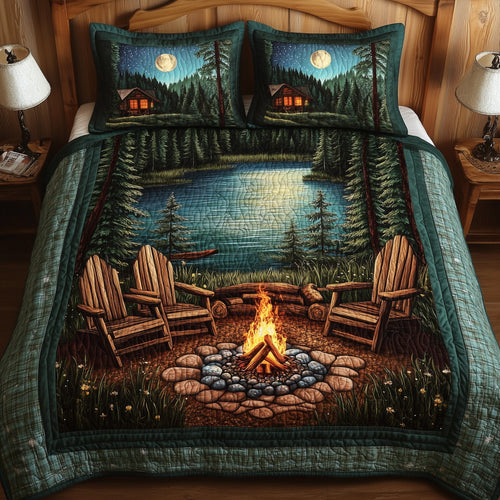 Moonlight Woods 3-Piece Quilted Bedding Set GFTONL4138