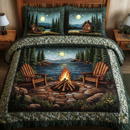 Moonlight Harmony 3-Piece Quilted Bedding Set GFTONL4139