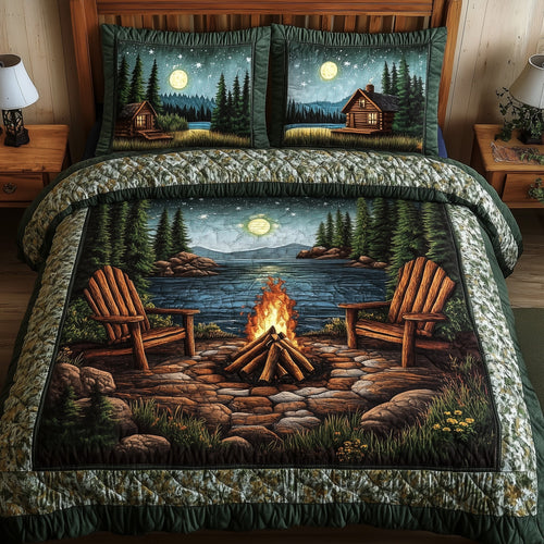 Moonlight Harmony 3-Piece Quilted Bedding Set GFTONL4139
