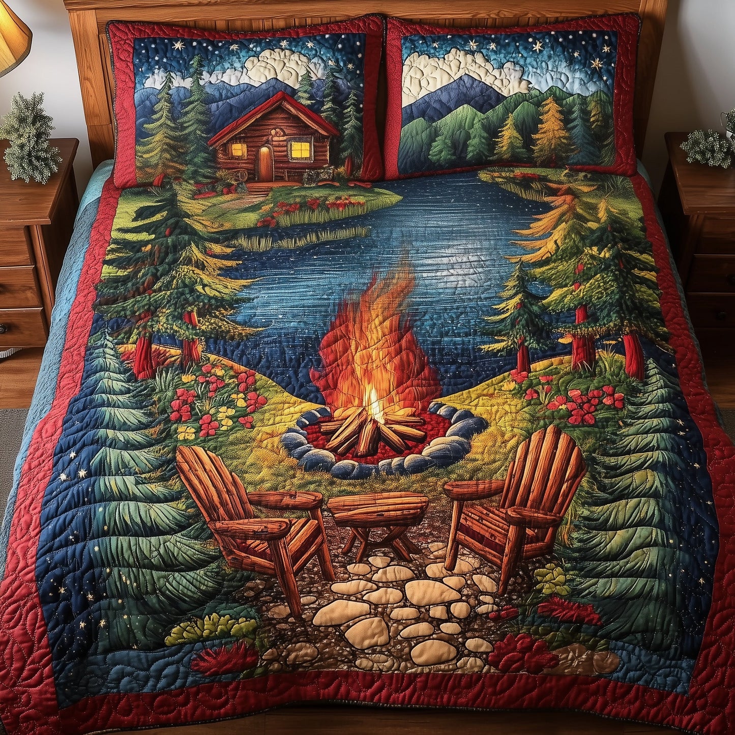 Cozy Harmony 3-Piece Quilted Bedding Set GFTONL4149