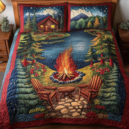 Cozy Harmony 3-Piece Quilted Bedding Set GFTONL4149