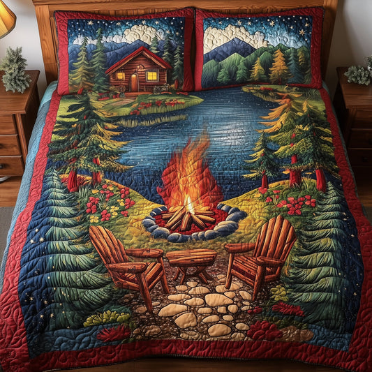 Cozy Harmony 3-Piece Quilted Bedding Set GFTONL4149