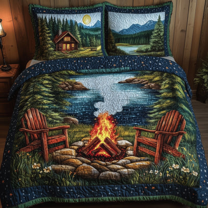 Cozy Harmony 3-Piece Quilted Bedding Set GFTONL4150