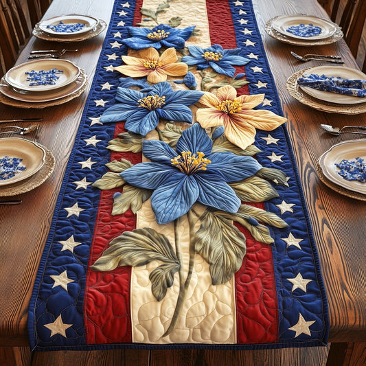 Columbine Charm Quilted Table Runner GFTONL4179