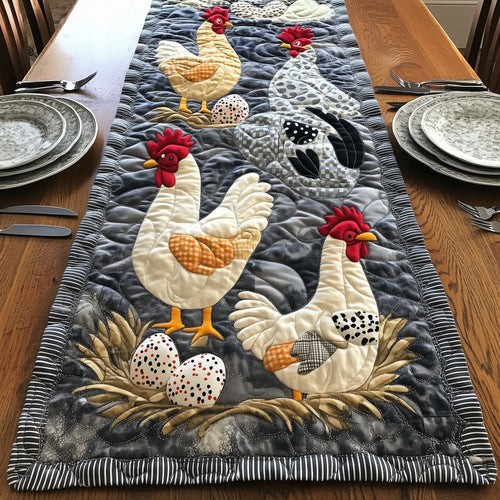 Chicken Crew Quilted Table Runner GFTONL4189