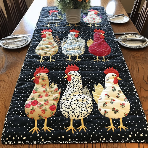 Feather Gang Quilted Table Runner GFTONL4192