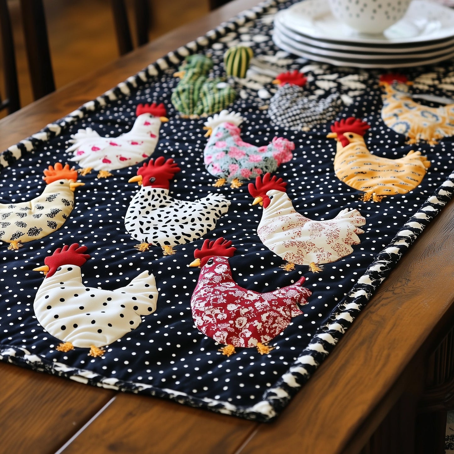 The Coop Troop Quilted Table Runner GFTONL4198