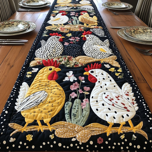 Feathered Feast Quilted Table Runner GFTONL4204