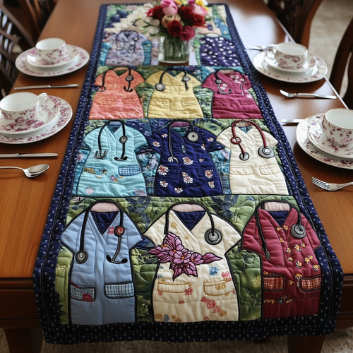 RetroCare Scrub  Quilted Table Runner GFTONL4221
