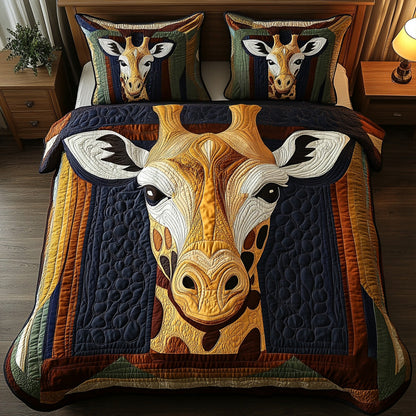 Giraffe 3-Piece Quilted Bedding Set GFTONL4240