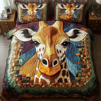 Giraffe 3-Piece Quilted Bedding Set GFTONL4245