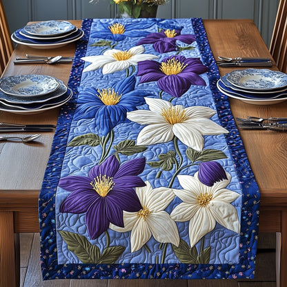 Blooming Columbine  Quilted Table Runner GFTONL4274