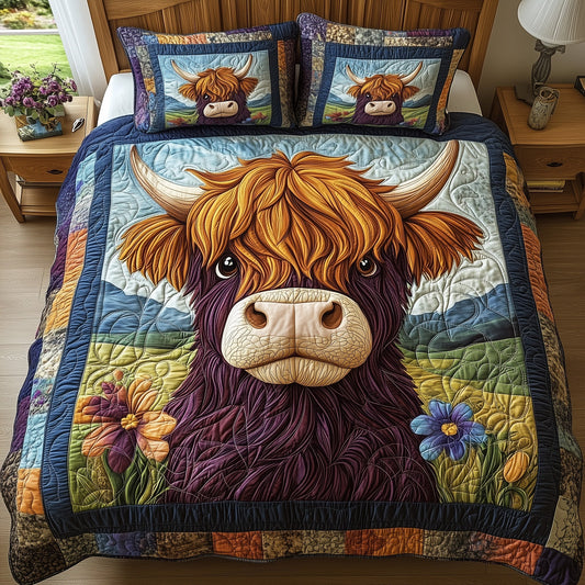 Fluffy Fighter 3-Piece Quilted Bedding Set GFTONL4301