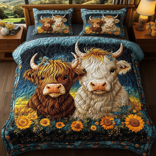 Fluffy Friends 3-Piece Quilted Bedding Set GFTONL4302