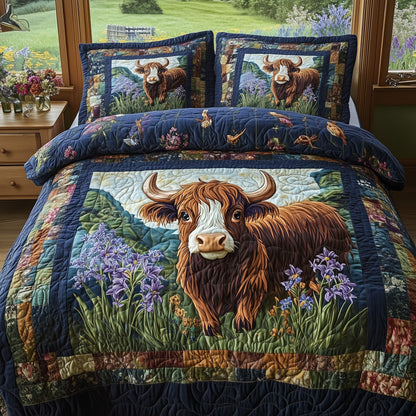 Wooly Wanderers 3-Piece Quilted Bedding Set GFTONL4303