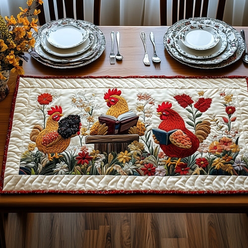 Reading Chicken Quilted Table Runner GFTONL4320