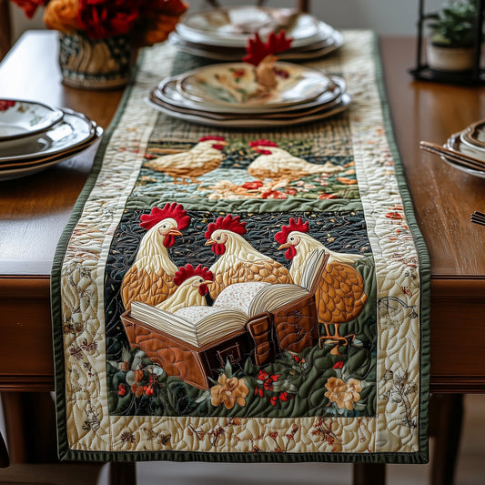 Reading Chicken Quilted Table Runner GFTONL4324