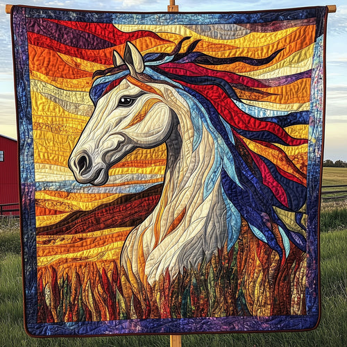 Majestic Horse Quilted Blanket GFTONL4355