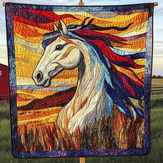 Majestic Horse Quilted Blanket GFTONL4355