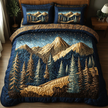 Vintage Woodland 3-Piece Quilted Bedding Set GFTONL4373