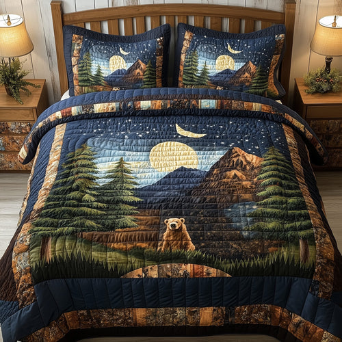 Rustic Harmony 3-Piece Quilted Bedding Set GFTONL4389