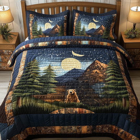 Rustic Harmony 3-Piece Quilted Bedding Set GFTONL4389