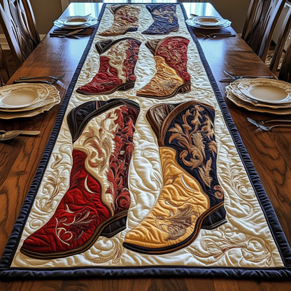 Rustic Boots Quilted Table Runner GFTONL4397