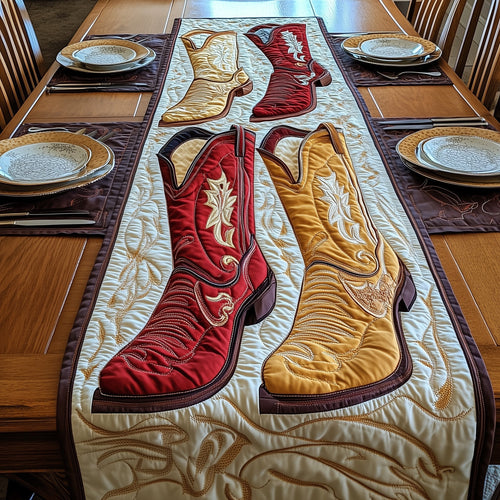 Rustic Boots Quilted Table Runner GFTONL4400